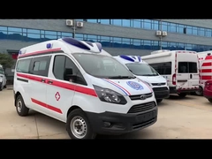Ambulância de primeiros socorros a diesel de teto alto para monitoramento de resgate de emergência