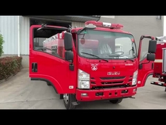 ISUZU caminhão de bombeiros florestais 4x4 2500L Cor Vermelha Multifuncional