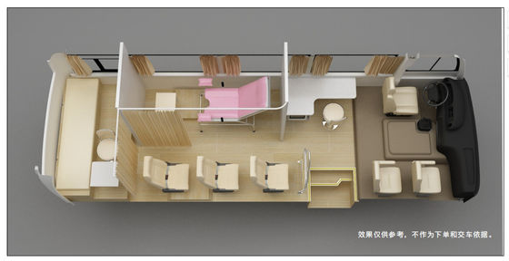 Medical Diesel Cancer Screening Bus Multipurpose For Patient Monitoring
