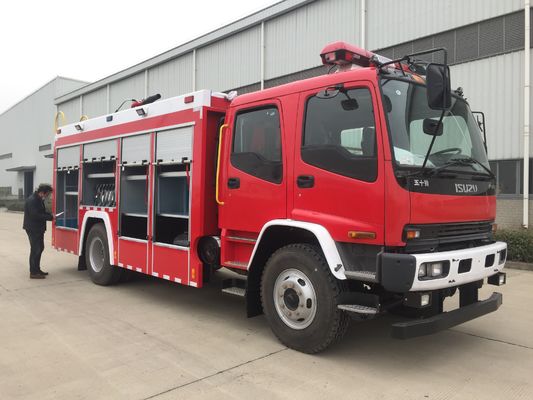 ISUZU 6 TON City Main Foam Fire Truck 177kw ENGINE