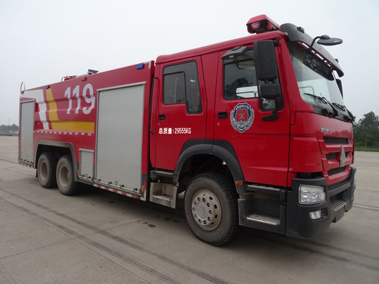 China BOA QUALIDADE HOWO 6*4 TAMANHO GRANDE 17000L Água Espuma Caminhão de Resgate de Incêndio