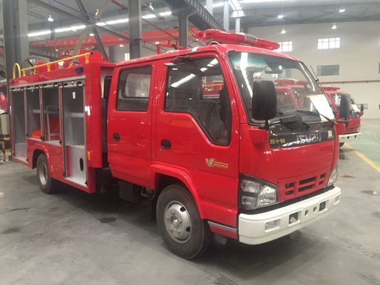 China Mini 88KW ISUZU 2000L Espuma Água Veículo de Combate a Incêndio