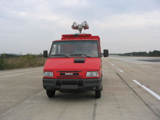 IVECO 95KW Mini Caminhão de Bombeiros 4x2 Cor Vermelha para Combate a Incêndio