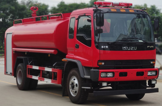 10800L Large Capacity Water Tank Fire Truck 177KW 6 Wheeled For Fire Fighting